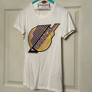 Versace Embellished T Shirt - Size 38